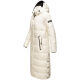 Navahoo Isalie Damen lange Winterjacke gesteppt Offwhite-Gr.XS