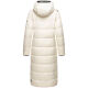 Navahoo Isalie Damen lange Winterjacke gesteppt Offwhite-Gr.XS
