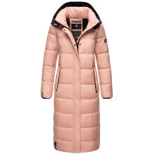 Navahoo Isalie Damen lange Winterjacke gesteppt Rosa-Gr.XS