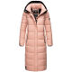 Navahoo Isalie Damen lange Winterjacke gesteppt Rosa-Gr.XS