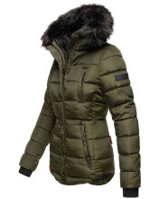 Marikoo Ladies Winterjacket Lotusblüte Olive Größe M - Gr. 38