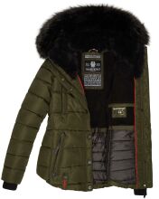 Marikoo Ladies Winterjacket Lotusblüte Olive Größe M - Gr. 38