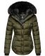 Marikoo Ladies Winterjacket Lotusblüte Olive Größe M - Gr. 38