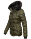 Marikoo Ladies Winterjacket Lotusblüte Olive Größe M - Gr. 38