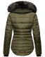 Marikoo Ladies Winterjacket Lotusblüte Olive Größe M - Gr. 38