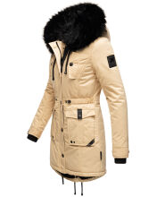 Navahoo Luluna Princess Damen Kunstfell Winterjacke Beige Größe XS - Gr. 34