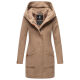 Marikoo Maikoo Damen Trenchcoat Wintermantel Taupe Grey Größe L - Gr. 40