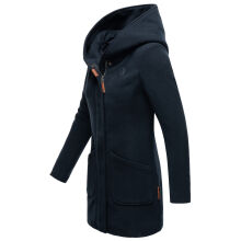 Marikoo Maikoo Damen Trenchcoat Wintermantel Dark Navy Größe S - Gr. 36