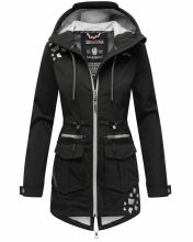 Marikoo Ulissaa Damen Softshell Jacke Schwarz-Gr.XS