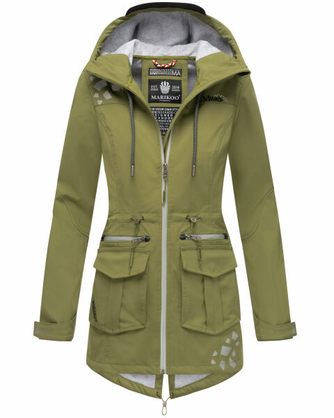 Marikoo Ulissaa Damen Softshell Jacke Olive-Gr.XL