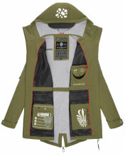Marikoo Ulissaa Damen Softshell Jacke Olive-Gr.XXL