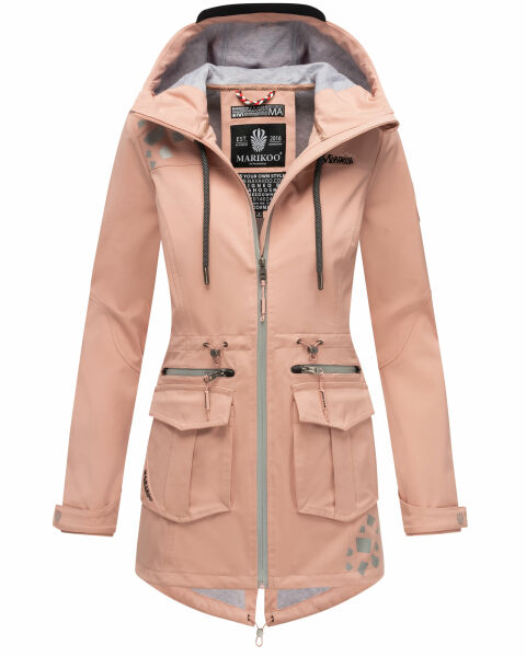 Marikoo Ulissaa Damen Softshell Jacke Rosa-Gr.XXL
