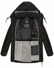 Navahoo Daliee Damen Winter Steppjacke B876 Schwarz Größe XL - Gr. 42