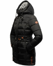 Navahoo Daliee Damen Winter Steppjacke B876 Schwarz Größe XXL - Gr. 44