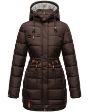 Navahoo Daliee Damen Winter Steppjacke B876 Schoko Größe XS - Gr. 34