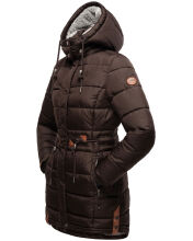 Navahoo Daliee Damen Winter Steppjacke B876 Schoko Größe XS - Gr. 34