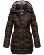 Navahoo Daliee Damen Winter Steppjacke B876 Schoko Größe XS - Gr. 34