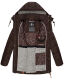 Navahoo Daliee Damen Winter Steppjacke B876 Schoko Größe XS - Gr. 34