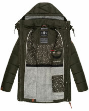 Navahoo Daliee Damen Winter Steppjacke B876 Olive Größe XS - Gr. 34