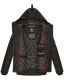 Navahoo Renesmee Damen Winter Steppjacke mit Kapuze Schwarz-Gr.XS