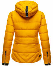 Navahoo Renesmee ladies winter hooded quilted jacket Gelb-Gr.XS