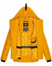 Navahoo Renesmee ladies winter hooded quilted jacket Gelb-Gr.XS