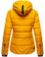 Navahoo Renesmee ladies winter hooded quilted jacket Gelb-Gr.XS