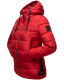 Navahoo Renesmee ladies winter hooded quilted jacket Rot-Gr.XS