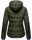 Navahoo Renesmee Damen Winter Steppjacke mit Kapuze Olive-Gr.XS