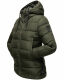 Navahoo Renesmee Damen Winter Steppjacke mit Kapuze Olive-Gr.XS