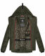 Navahoo Renesmee Damen Winter Steppjacke mit Kapuze Olive-Gr.XS