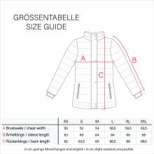 Navahoo Renesmee Damen Winter Steppjacke mit Kapuze Dunkelgrau-Gr.XS