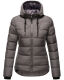 Navahoo Renesmee Damen Winter Steppjacke mit Kapuze Dunkelgrau-Gr.XS