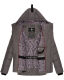 Navahoo Renesmee Damen Winter Steppjacke mit Kapuze Dunkelgrau-Gr.XS