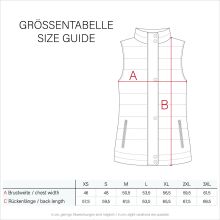 Navahoo Shadaa Multikulti Damen Weste ärmellose Steppweste Pastel-Gr.XXL