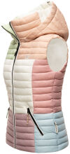 Navahoo Shadaa Multikulti Damen Weste ärmellose Steppweste Pastel-Gr.3XL