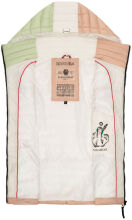 Navahoo Shadaa Multikulti Damen Weste ärmellose Steppweste Pastel-Gr.3XL