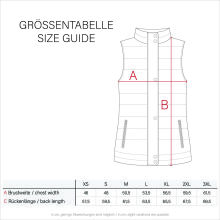 Navahoo Shadaa Multikulti Damen Weste ärmellose Steppweste Pastel-Gr.3XL