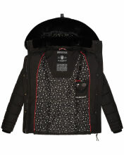 Marikoo Qesraa Damen Winterjacke B884 Schwarz Größe XS - Gr. 34