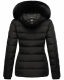 Marikoo Qesraa Damen Winterjacke B884 Schwarz Größe XS - Gr. 34