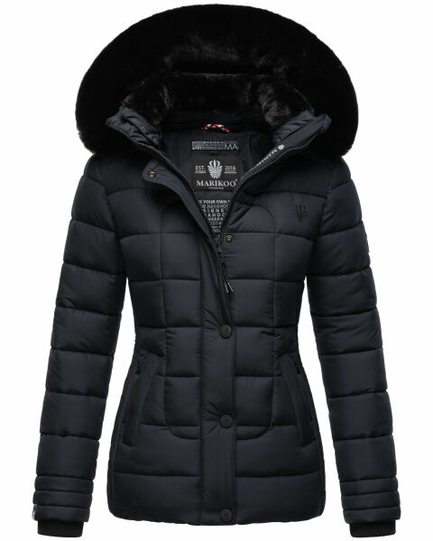 Marikoo Qesraa Damen Winterjacke B884 Navy Größe XS - Gr. 34