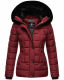 Marikoo Qesraa Damen Winterjacke B884 Bordeaux Größe XS - Gr. 34