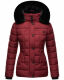 Marikoo Qesraa Damen Winterjacke B884 Bordeaux Größe XS - Gr. 34