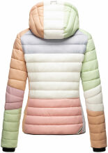 Navahoo Lulana Damen Steppjacke Colour Blocking Design Kulti-Past.-Gr.XS