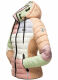 Navahoo Lulana Damen Steppjacke Colour Blocking Design Kulti-Past.-Gr.XS