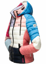 Navahoo Lulana ladies quilted colour blocking design Kulti-Dark1-Gr.XS