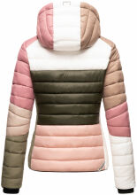 Navahoo Lulana Damen Steppjacke Colour Blocking Design Kulti-Natur-Gr.XS