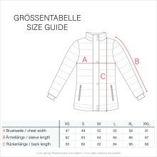 Navahoo Lulana Damen Steppjacke Colour Blocking Design Kulti-Natur-Gr.XS