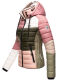 Navahoo Lulana Damen Steppjacke Colour Blocking Design Kulti-Natur-Gr.XS