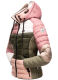 Navahoo Lulana Damen Steppjacke Colour Blocking Design Kulti-Natur-Gr.XS
